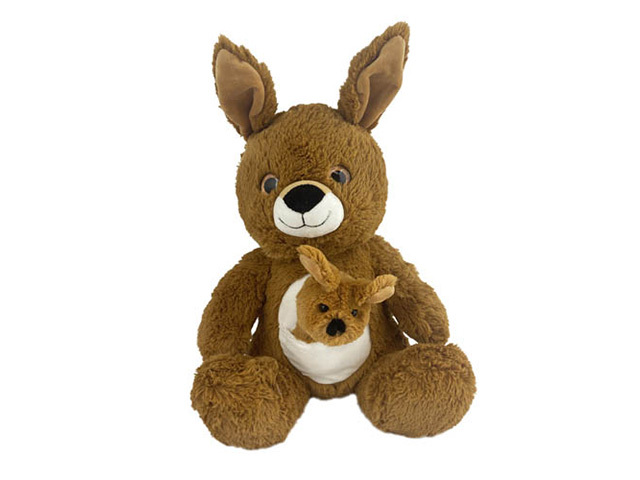 PLUSH BABY KANGAROO 35CM