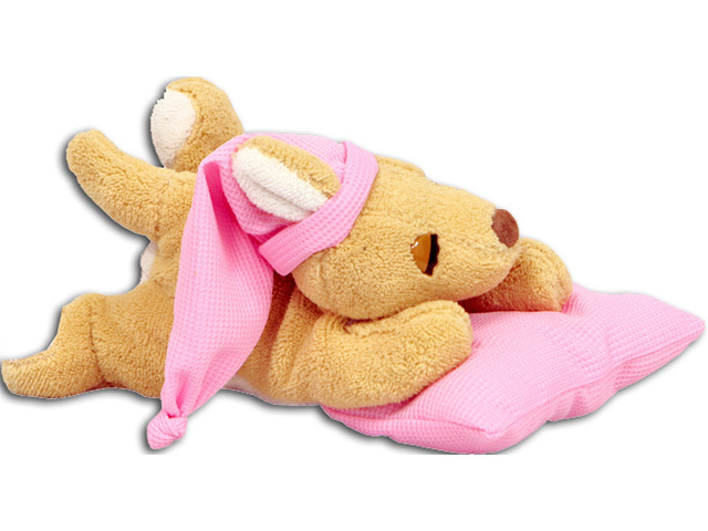 KANGA SLEEPING S SOFT 25CM PINK