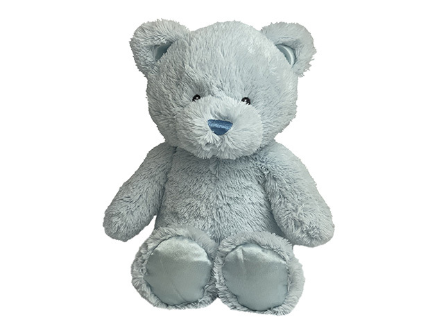 PLUSH BEAR 23CM BLUE