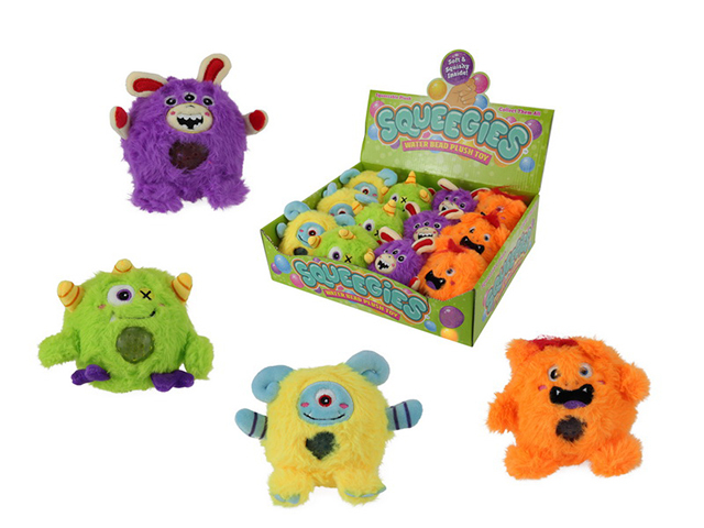 8CM MONSTER BEAD PLUSH ANIMAL 4ASST UN12
