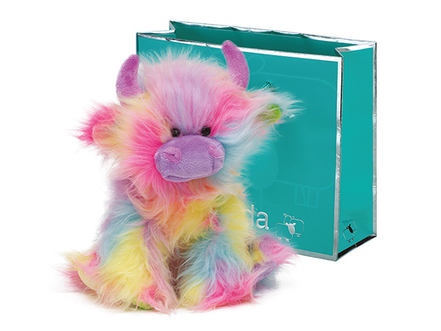 SMALL HIGHLAND COW RAINBOW JOMANDA