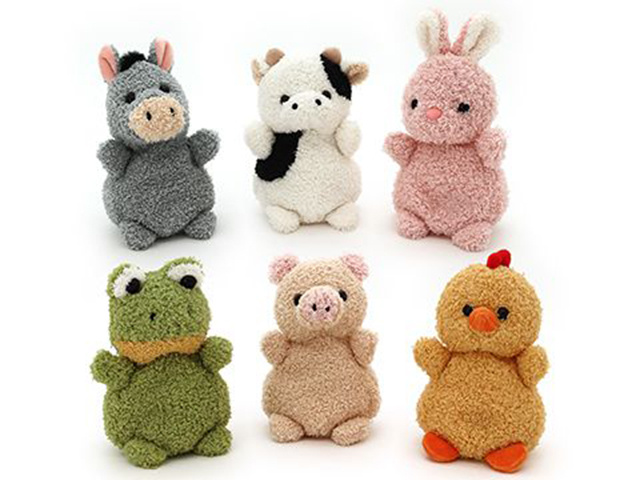 14CM FARM ANIMALS 6ASST UN12