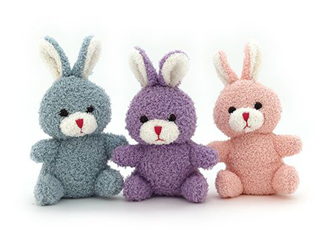 PLUSH 14CM SOFT BUNNY COLLECTION 3ASST UN12