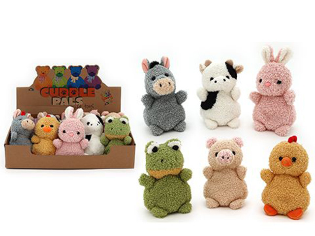 PLUSH 14CM FARM ANIMALS 6ASST UN12