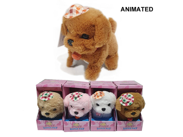 PLUSH PET LABRADOR ANIMATED 15X19CM