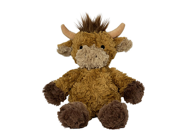 PLUSH FLOPPY 23CM HIGHLAND COW