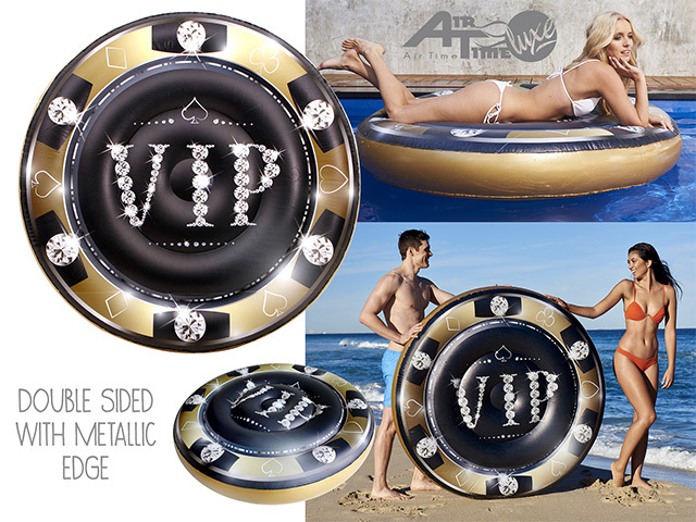 GAMBLER GOLD CHIP POOL LOUNGE 150CM