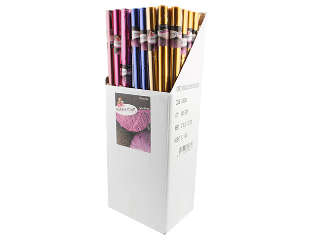 CELLO WRAP 3MX70CM 3ASST UN48