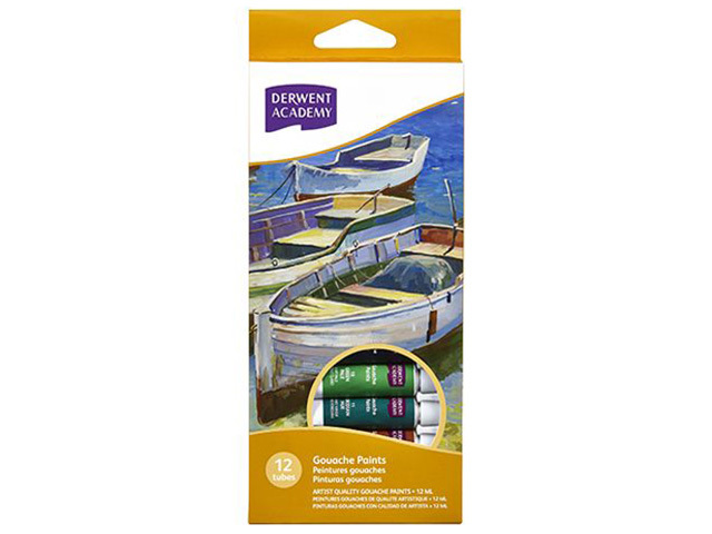 DERWENT PAINTS 12ML 12PK SOLD QTY6