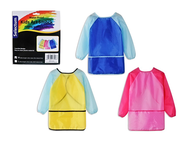 ART SMOCK KIDS SIZE M 60CM L 65CM