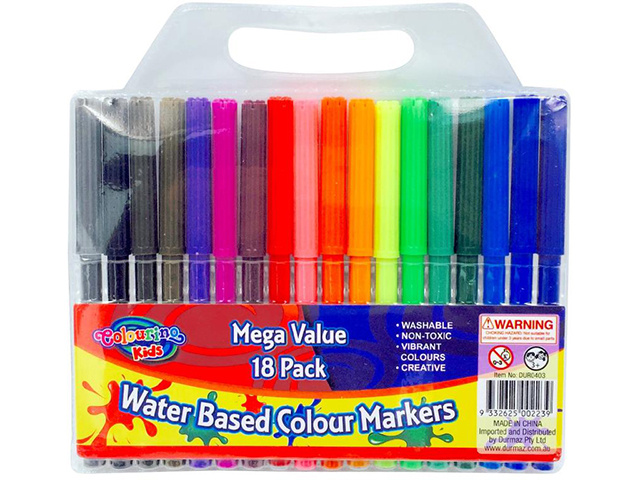 WATER COLOUR TEXTAS 18PK