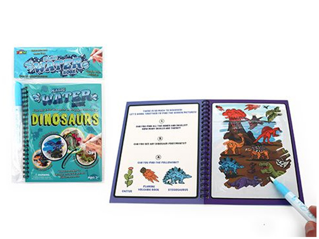 MAGIC WATER ART BOOK DINOSAUR SOLD QTY6