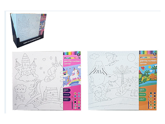 PAINT BY NUMBERS UNICORN AND DINOSAUR UN8