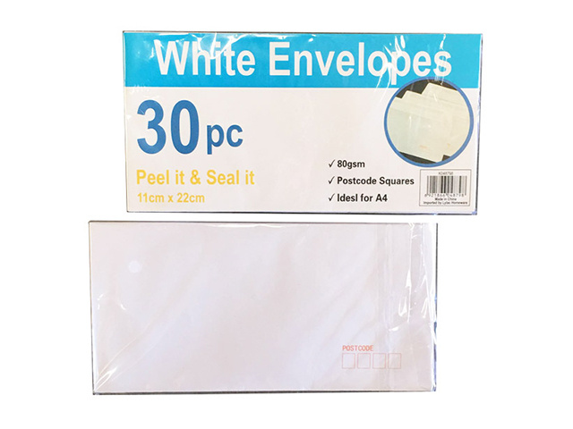 SELF SEAL ENVELOPES 30P