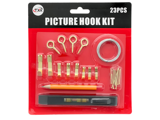 PICTURE HOOK KIT 23PC