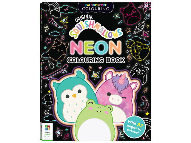 KALEIDOSCOPE NEON COLOURING BOOK