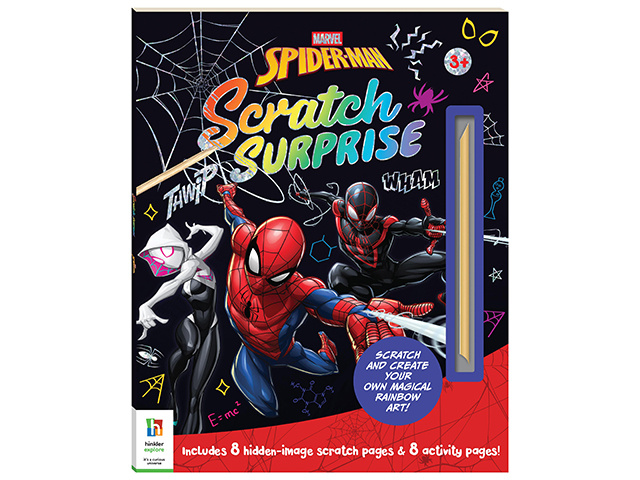 SCRATCH SURPRISE SPIDERMAN