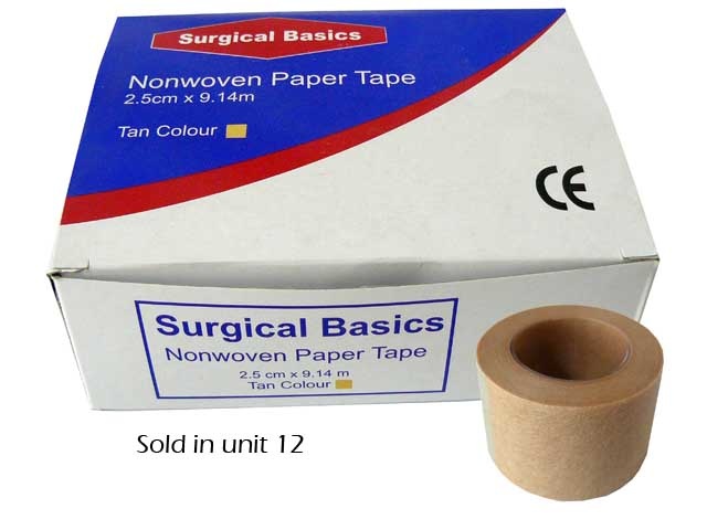 S/BASICS TAN PAPER TAPE DISP12