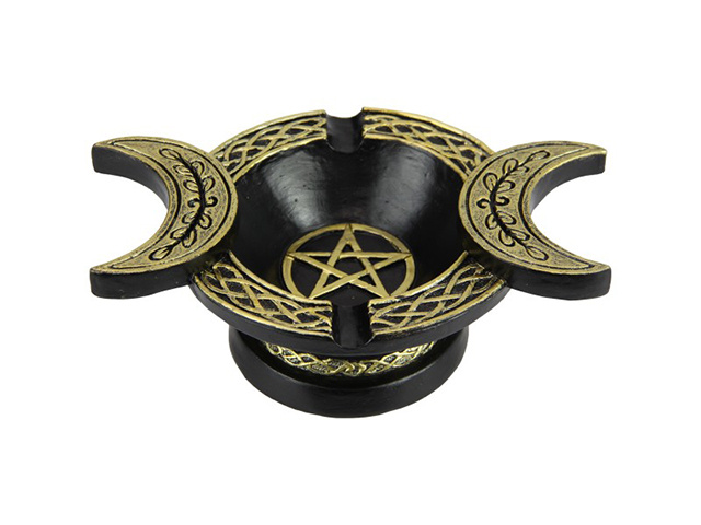 17CM TRIPLE MOON TRINKET HOLDER