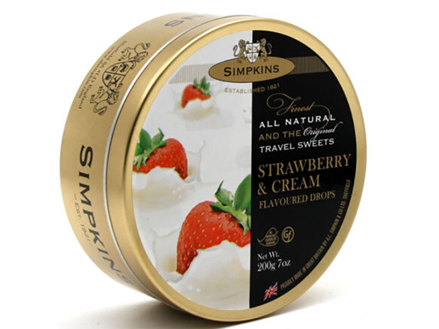 SIMPKINS STRAWBERRY AND CREAM 200G