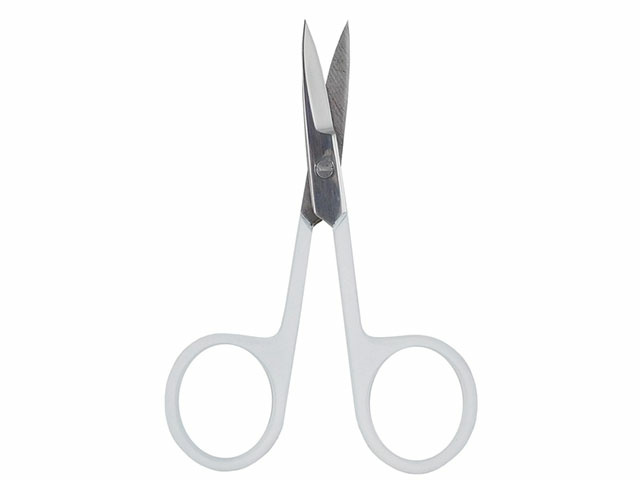TENDER CUTICLE SCISSOR CURVED 95MM