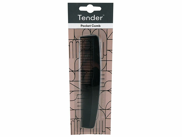 TENDER COMB 15CM BLACK