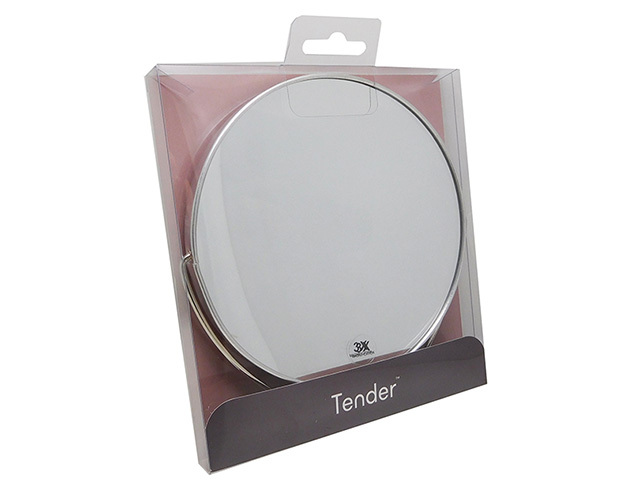 TENDER MIRROR METAL D/S 14CM