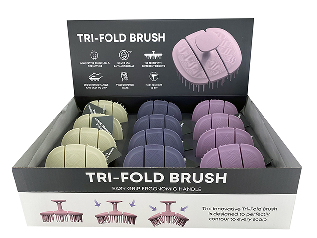 TENDER TRI FOLD BRUSH 3ASST UN12