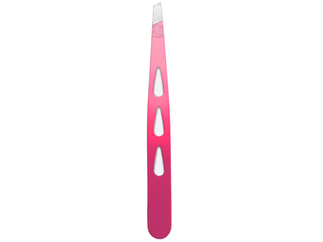 TENDER PRECISION SLANT TWEEZER PINK SOLD QTY6