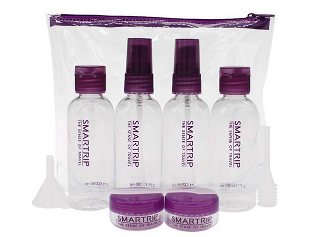 TRAVEL BOTTLE AND JAR SET 9PC