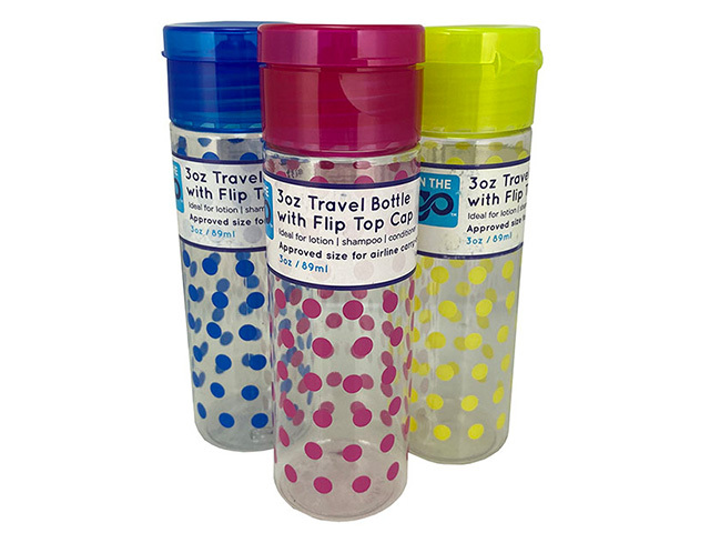 TRAVEL BOTTLE 89ML WITH PATTERN UN6