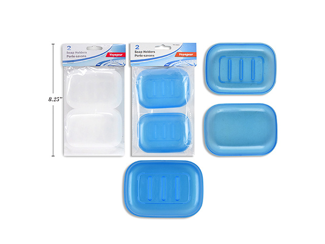 TRAVEL SOAP HOLDER 2PK