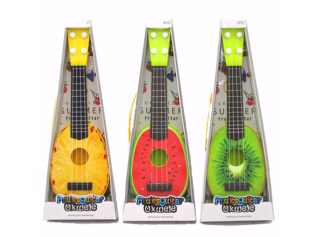FRUIT GUITAR UKULELE 4 STRING 3 ASST