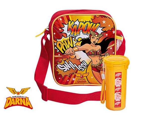 DARNA LUNCH BAG AND DRINK BOTTLE SET 25CM