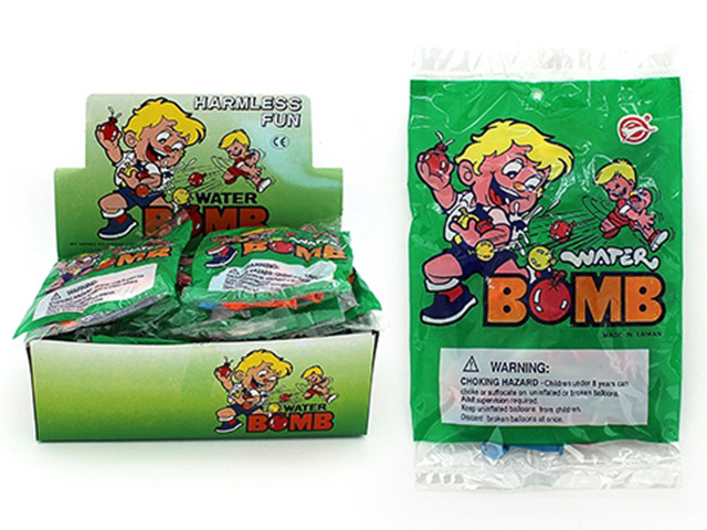 WATER BALLOONS BOMBS 10CM BAG 30 UN24