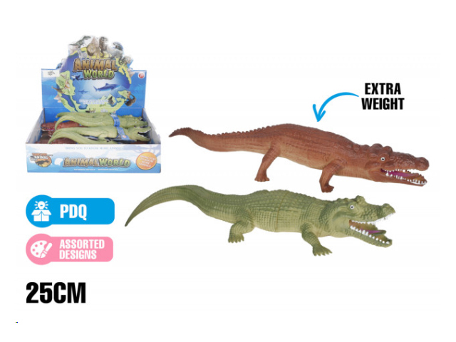 ANIMAL WORLD CROCODILE FIGURINES 6ASST UN8
