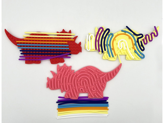 DINOSAUR SENSORY ACTIVITY BOARD 21CM