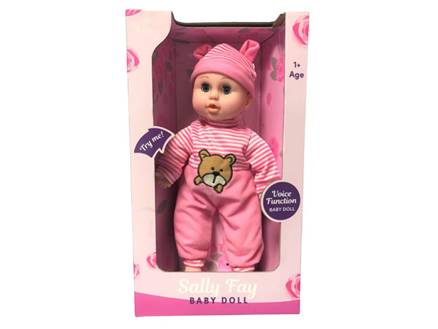 SALLY FAY 32CM SOFT BODY DOLL WITH SOUND