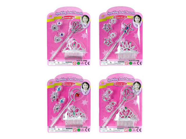 SPARKLING JEWELS WAND COMB 4ASST