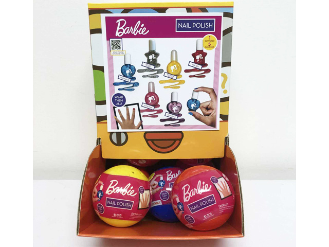 BARBIE NAIL POLISH IN 65MM CAPSULE UN18
