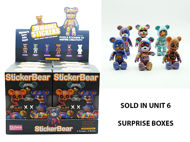 3D MODEL PVC STICKER PUZZLE BIG BEAR UN6