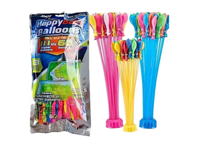 WATER BOMB SET 111PC 3PK SOLD QTY 12