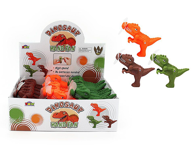 MANUAL FRICTION FAN DINOSAUR 3ASST UN18