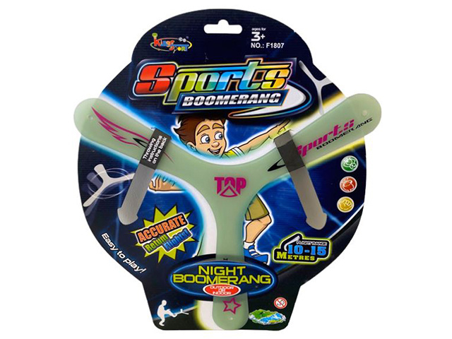 GLOW IN THE DARK BOOMERANG