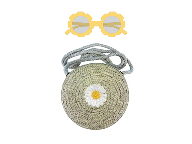 SUNGLASSES AND HANDBAG SET DAISY