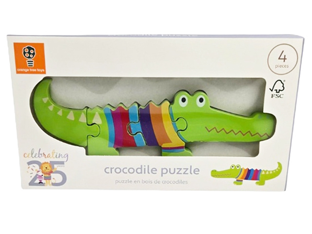 WOODEN PUZZLE CROCODILE
