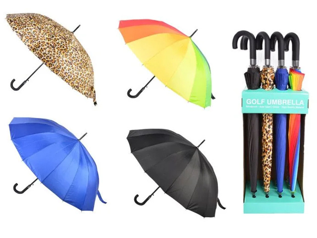 FASHION GOLF UMBRELLA 4ASST UN12