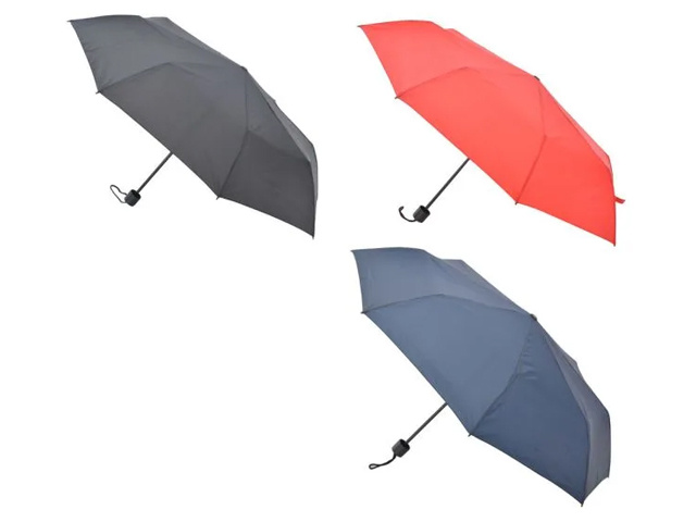 COMPACT COLOURED UMBRELLA 3ASST UN12