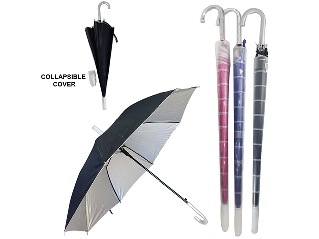 RAIN UMBRELLA 55/79CM ASST