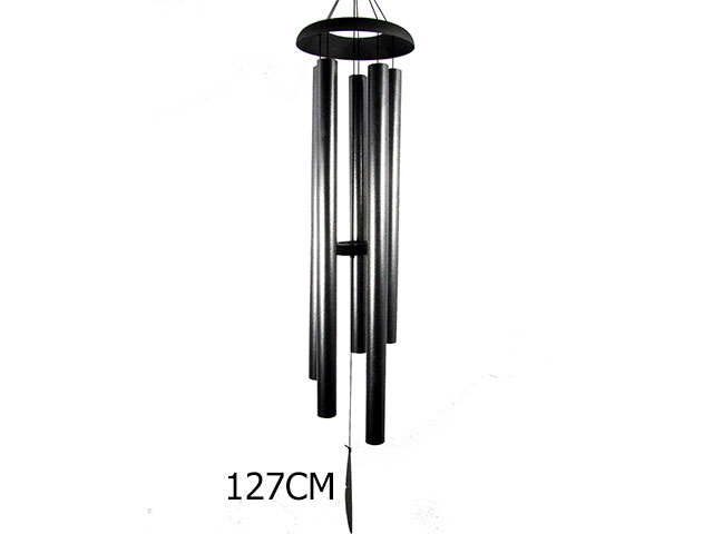 127CM 5 TUBES SLVR HARMONIOUS CHIM